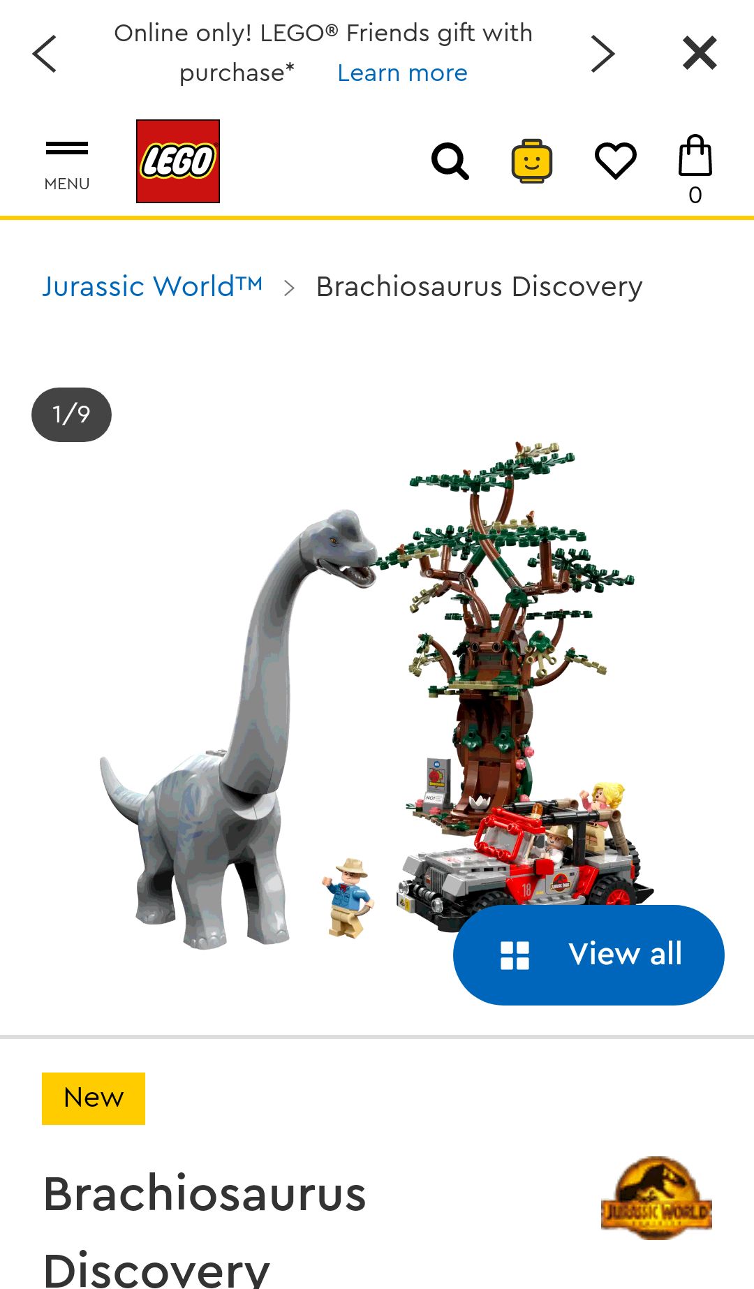 Brachiosaurus Discovery 76960 | Jurassic World™ | Buy online at the Official LEGO® Shop US