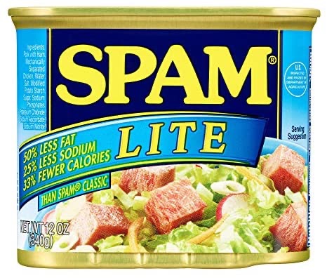Amazon.com : Spam Lite, 12 Ounce Can, Pack of 12（午餐肉12盒）