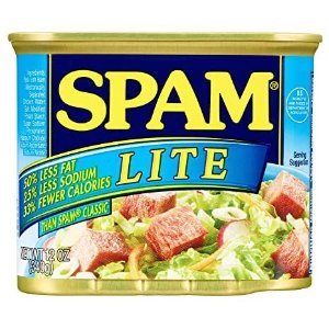 $27.65 Amazon.com : Spam Lite, 12 Ounce Can, Pack of 12(午餐肉12盒)