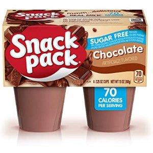 Snack Pack 无糖巧克力布丁48个