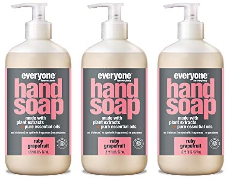 Amazon.com : Everyone 洗手液Hand Soap: Ruby Grapefruit, 12.75 Ounce, 3 Count : Beauty