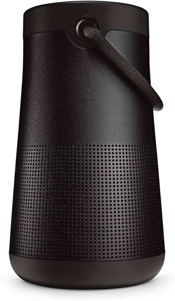 Amazon.com: Bose SoundLink Revolve+ (Series II) Bluetooth Speaker, Portable Speaker with Microphone, Wireless Water Resistant Travel Speaker with 360 Degree Sound, Long Lasting Battery and Handle
