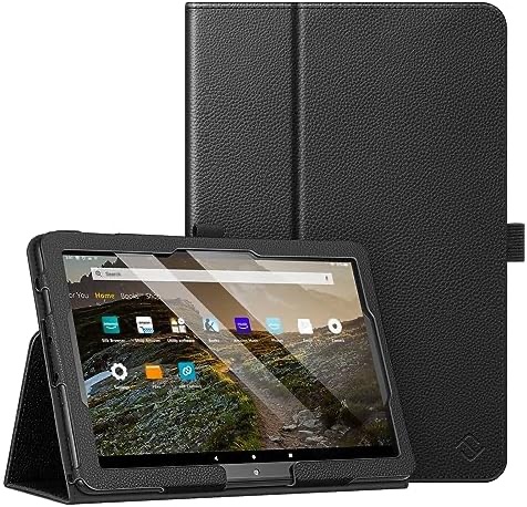 Amazon.com: Fintie Folio 保护套适用于全新 Amazon Fire HD 10 和 10 Plus 平板电脑（第 13/11 代，2023/2021 年发布）10.1 英寸 - 超薄立式保护套，带自动睡眠/唤醒功能
