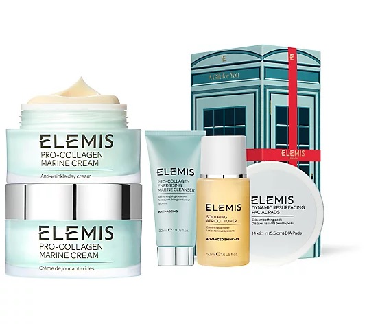 ELEMIS Pro-Collagen Marine Cream 1.6-oz Duo & Discovery Kit - QVC.com