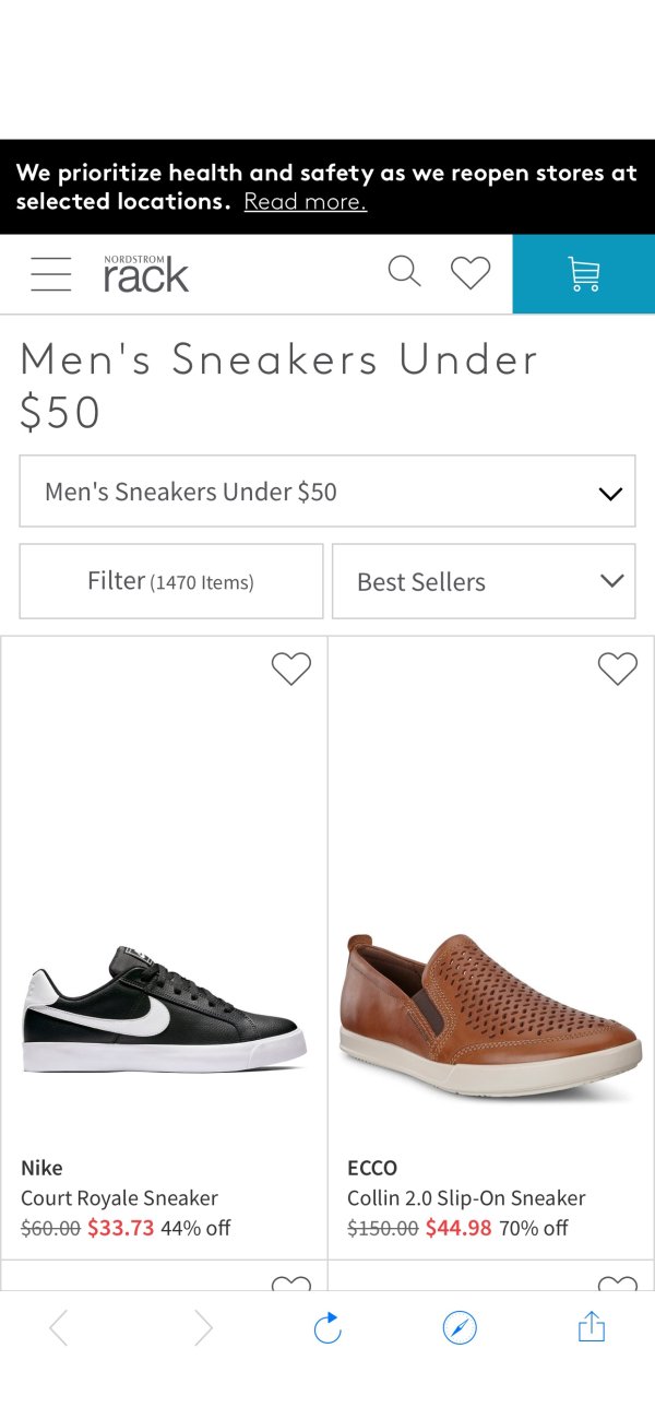 Men's Sneakers Under $50 | Nordstrom Rack男士鞋子