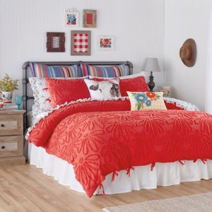 Walmart The Pioneer Woman Country Chenille Duvet Set