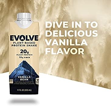 Evolve 植物蛋白营养奶昔香草口味 12瓶