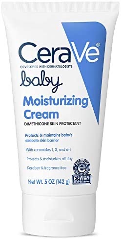 Amazon.com: CeraVe Baby Cream | Gentle Moisturizing Cream with Hyaluronic Acid | Paraben, Phthalate, & Fragrance Free | 5 Ounce: Beauty儿童护肤霜