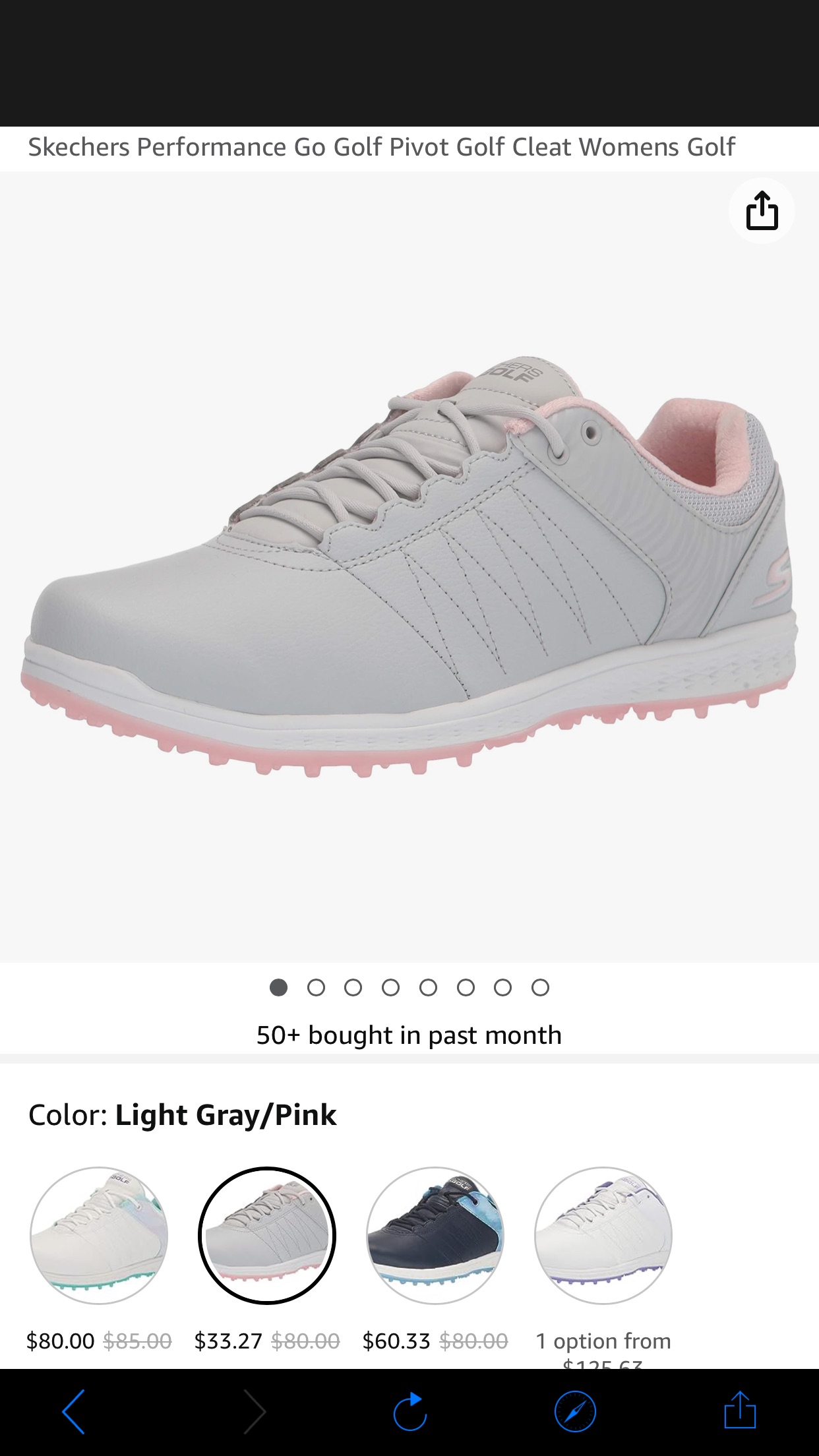 Amazon.com | Skechers Women's Go Pivot Spikeless Golf Shoe