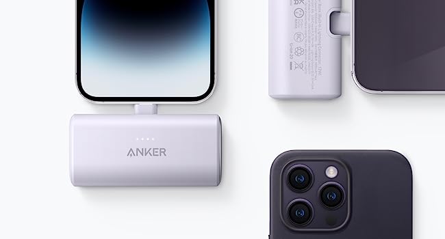 Amazon.com: Anker Nano Power Bank with Built-in Lightning Connector, 