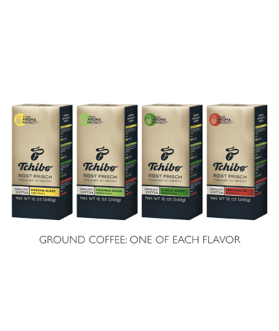 Tchino 多口味咖啡组合4袋装 可选咖啡豆/咖啡粉