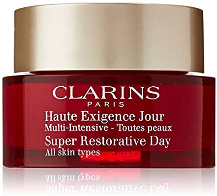 娇韵诗Clarins Super Restorative Day Cream | Nourishing Anti-Aging Moisturizer for All Skin Types | Replenishes, Illuminates, and Densifies | Minimizes Age Spots and Deep Wrinkles | 1.7 oz: Beauty