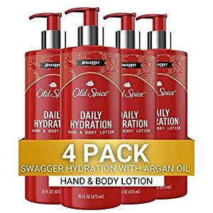 Hand & Body Lotion for Men 16 oz, Pack of 4