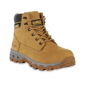 $62.99 DEWALT 男士靴子Men s Halogen 6 Work Boots - Steel Toe - Wheat Size 8.5(M)-DXWP84354M-WHT-08.5 - The Home Depot