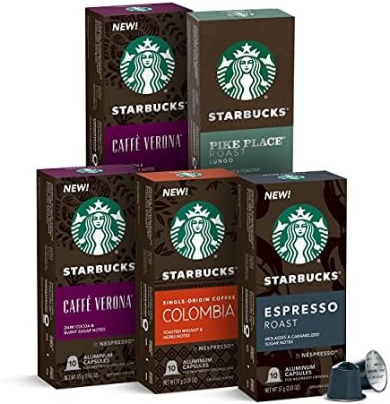 Starbucks by Nespresso, Intense Variety Pack 50-count