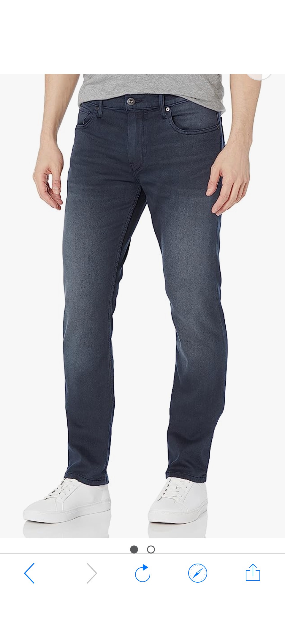 PAIGE Men's Federal Transcend Slim Straight Fit Jean, Cashin, 30 at Amazon Men’s Clothing store原价199.99