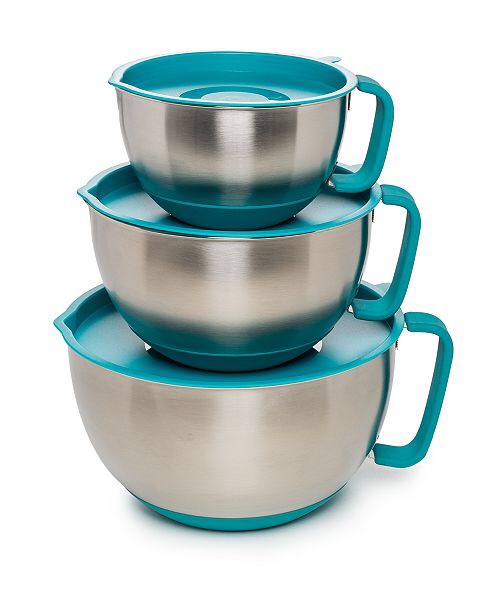 Goodful 6-Pc. Stainless Steel Bowls Set, Created for Macy's & Reviews - Kitchen Gadgets - Kitchen - Macy's 不锈钢碗