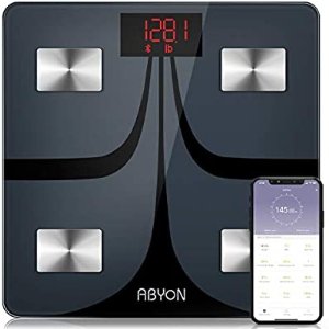 ABYON 蓝牙电子秤，可监控体重，BMI等指标，可连接手机APP