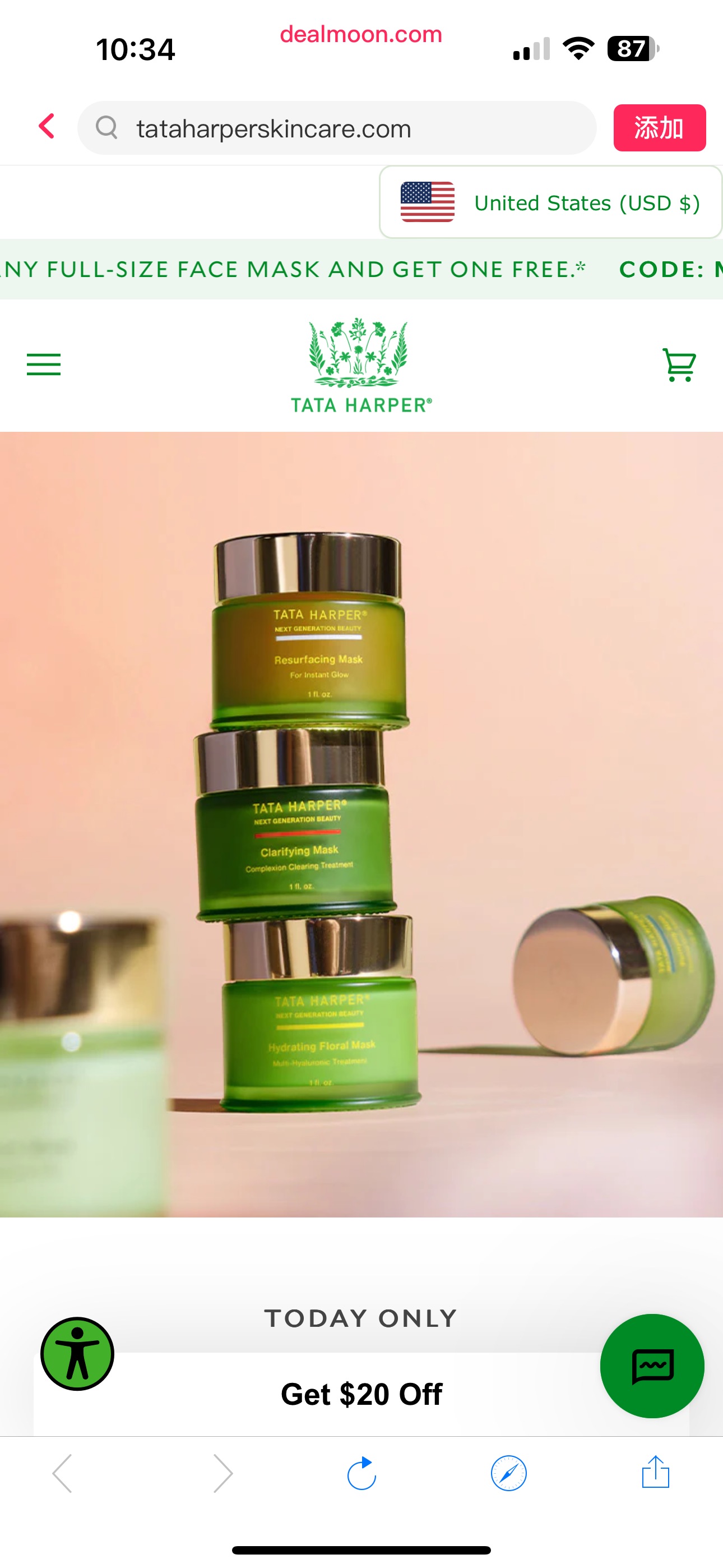 Tata Harper Skincare | 100% Natural Non-Toxic Organic Skincare面膜买一送一