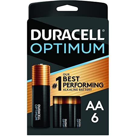 Duracell Optimum AA Batteries | 6 Count Pack