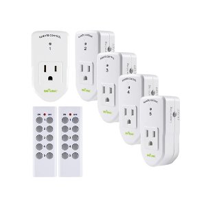 BN-LINK ES1513-5-2 Wireless Remote Control Outlets (5-Pack)