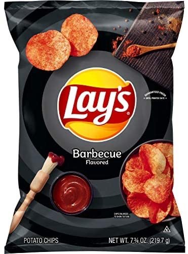 Lay's Potato Chips, Barbecue Flavor, 7.75oz Bag