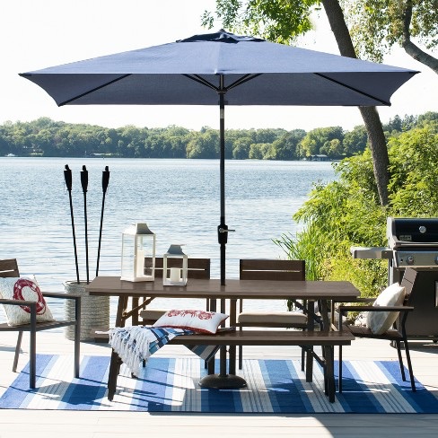 target Mantega 6pc Rectangle Metal Patio Dining Set室外桌椅限时折扣！