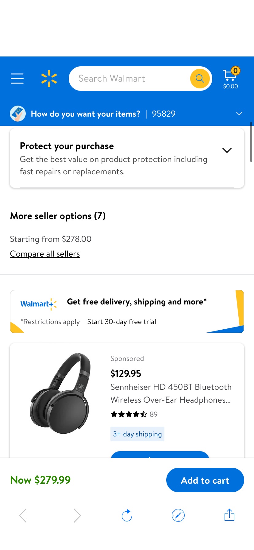 Sony WH-1000XM4 Wireless Noise Canceling Over-the-Ear Headphones with Google Assistant - Black - Walmart.com