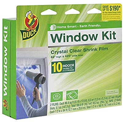 Duck Brand Indoor 10-Window Shrink Film Insulator Kit 室内窗户保暖绝缘贴片