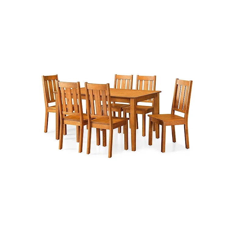 6人实木餐桌