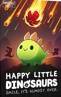 Amazon.com: 不稳定游戏 - 快乐小恐龙基础游戏 - 适合儿童、青少年、成人的竞争性破坏趣味纸牌游戏 - 2-4 名玩家，手牌管理：