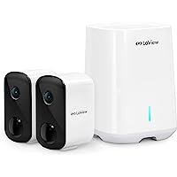 3MP Wireless Camera for Home/Outdoor Security (2 Pack)