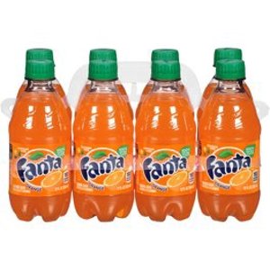 Fanta Caffeine-Free Orange Fruit Flavored Soft Drink Soda Pop, 16.9 Fl Oz, 6 Pack Bottles