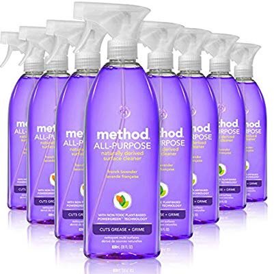 Method All Purpose Cleaner, French Lavender, 28 Ounce (Pack 8)