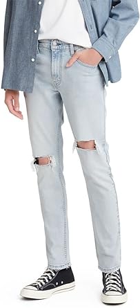 Levi&#39;s Men&#39;s 512 Slim Taper Jeans (Seasonal), Nothing Burns-Light Indigo, 32W x 29L at Amazon Men’s Clothing store
