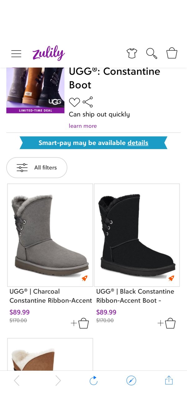UGG®: 雪地靴一律$89.98Constantine Boot | Zulily