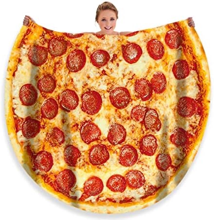 Amazon.com: moonysweet Pizza Blanket for Adult and Kids Novelty Food Blanket Adult Size Funny Realistic Throw Blanket Fuzzy Fleece Blanket Flannel Gift for Teenage Boys and Girls 71 inches : Home & Ki