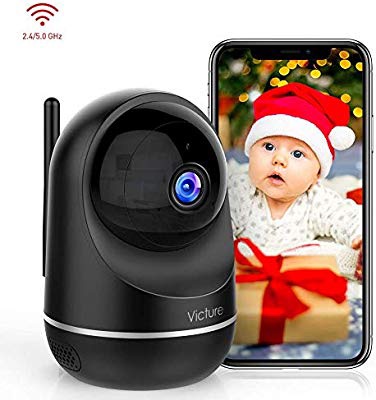 Amazon.com : Victure Dualband 2.4Ghz and 5Ghz 1080P WiFi Camera Baby Monitor, FHD Wireless Security Camera with Motion Detection via IPC360 Pro, Pan Tilt儿童