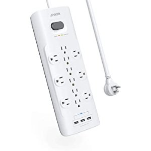 Anker Power Strip 12 Outlets & 3 USB Strip Surge Protector