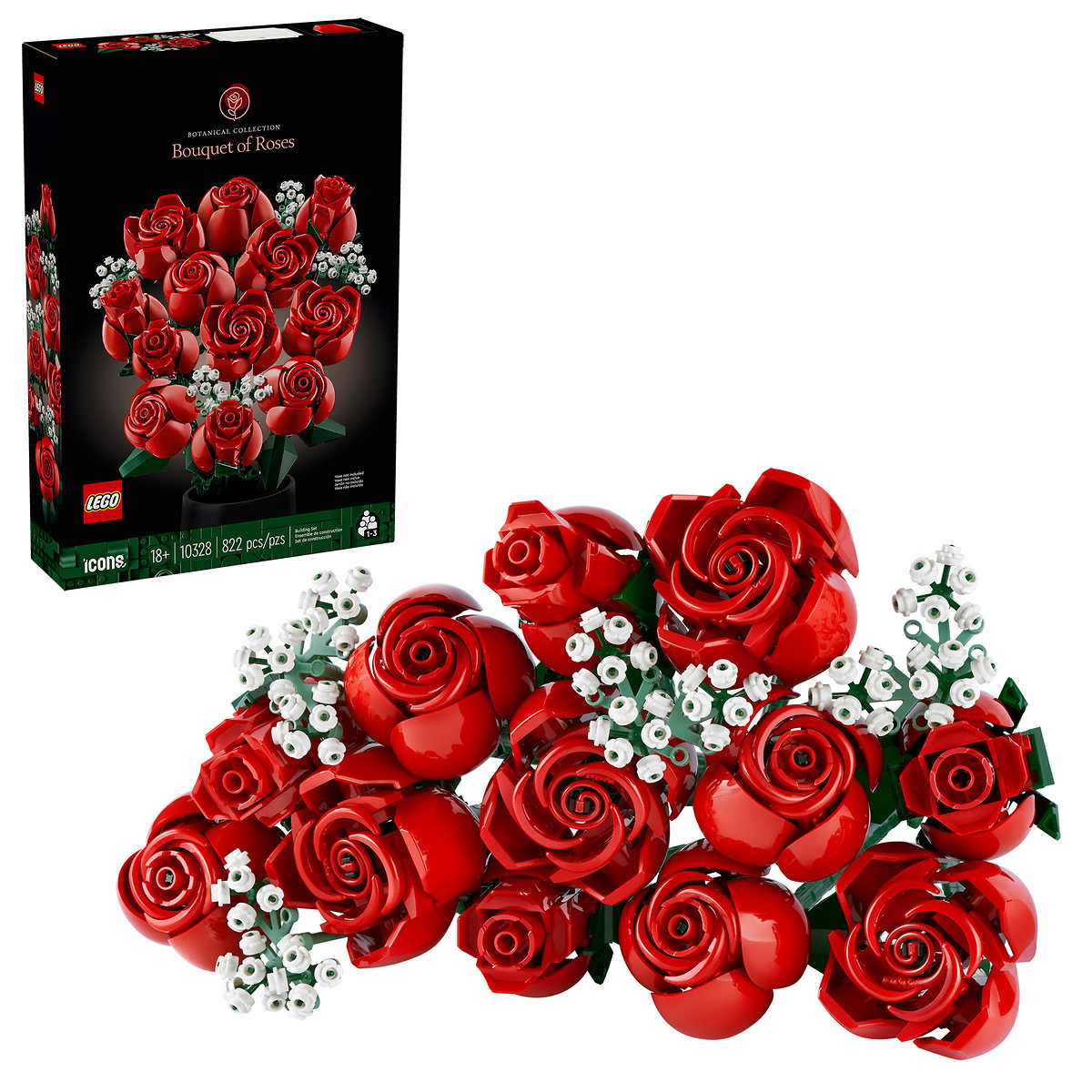 LEGO Botanical Collection: Icons Bouquet of Roses 10328 | Costco