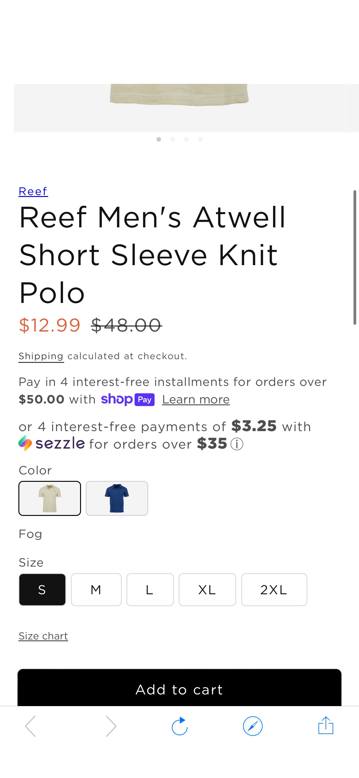 Reef Men's Atwell Short Sleeve Knit Polo – PROOZY Proozy：你最喜欢的商品正在等待......额外享受15%的折扣！

在你最喜欢的款式消失之前，抓住Reef Men's Atwell短袖针织马球（12.99美元）！

代码：NMMP5MJ7