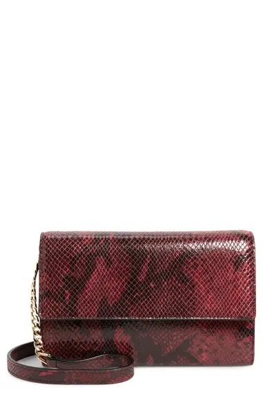 Nordstrom Walla Snakeskin Embossed Leather Wallet on a Chain | Nordstrom
斜挎包