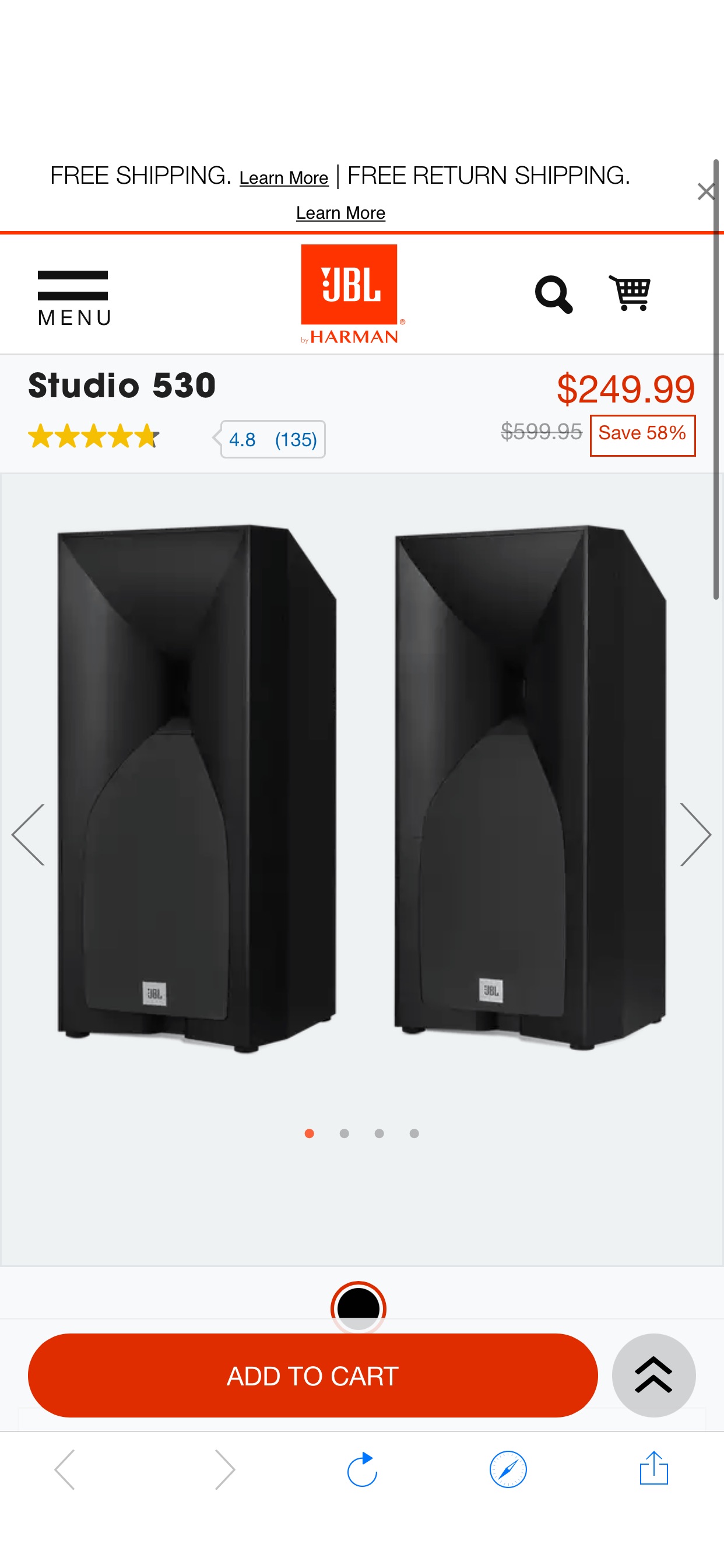 Studio 530 | 音响Professional-quality 125-watt Bookshelf Speakers