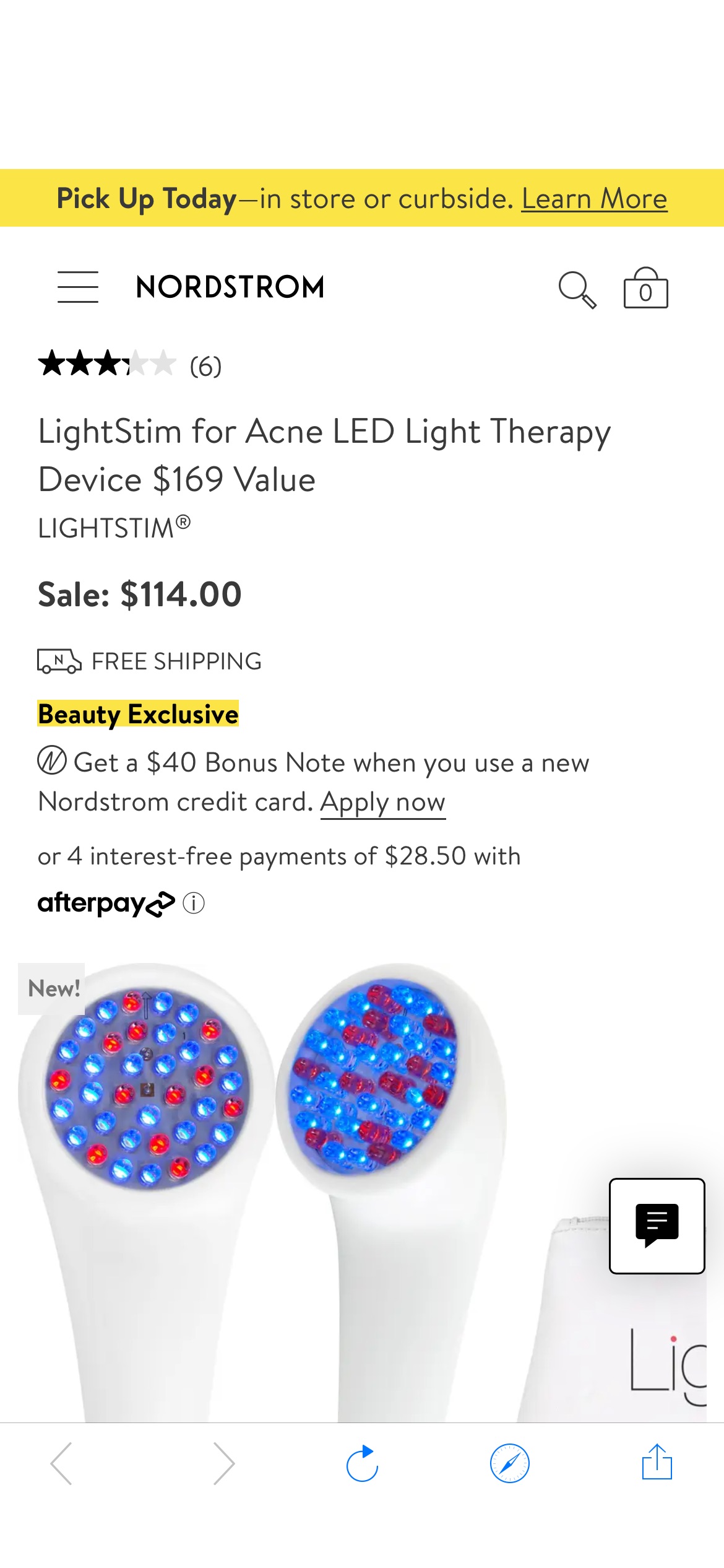 LightStim® 蓝光美容仪 史低价$114 ｜Nordstrom周年庆