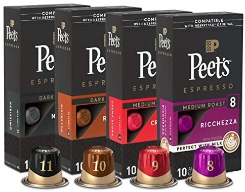 Peet's Nespresso 浓缩咖啡胶囊4口味综合装40颗