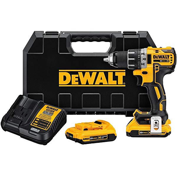 DEWALT 电钻 20V MAX XR Brushless Drill/Driver Kit with Tool Connect Bluetooth (DCD792D2) - - Amazon.com