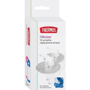 $2.87 Thermos 12oz Water Bottle Replacement Straws