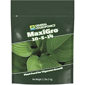 General Hydroponics 水溶性植物肥料 2.2磅 水培作物可用