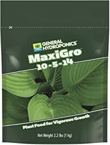 General Hydroponics MaxiGro Plant Food For Vigorous Growth, 2.2 lb