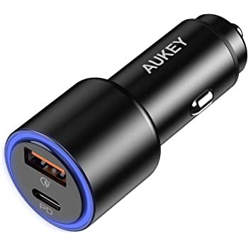 Car Charger for iPhone 12,36W Metal Dual USB Car Charger